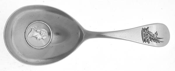 Washington Medallion (Sterling) Tea Caddy Spoon
