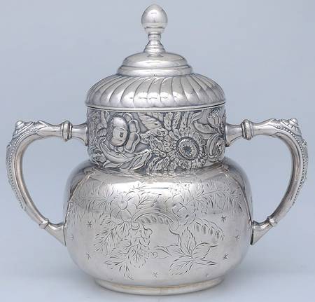 1650 (Silverplate, Hollowware) Waste Bowl & Lid