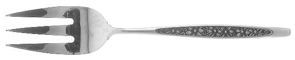 Nicole (Stainless) Medium Solid Cold Meat Serving Fork