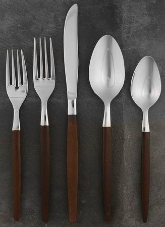 Canoe Muffin (Stainless) 5 Piece Place Setting
