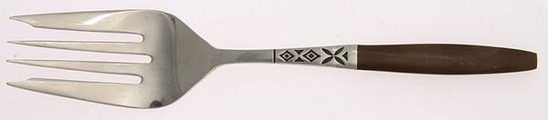 EKS5 (STAINLESS) Medium Solid Cold Meat Serving Fork