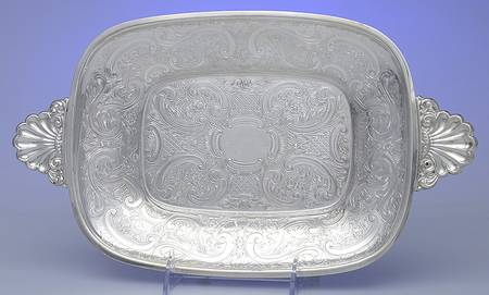 ELB19 (Silverplate, Hollowware) 10" Rectangular Vegetable Bowl
