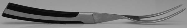 ELD2-BLACK (STAINLESS) Large Stainless-Prong Roast Carving Fork