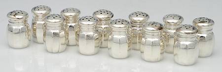 Sterling Hollowware Individual Salt and Pepper Sets (6 Sets)