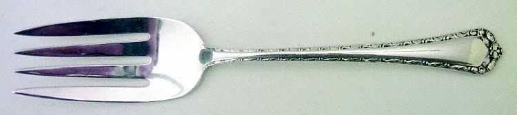Rosemary (Sterling, 1944) Medium Solid Cold Meat Serving Fork