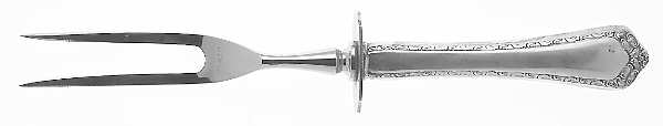 Rosemary (Sterling, 1944) Small Steak Carving Fork with Stainless Prongs