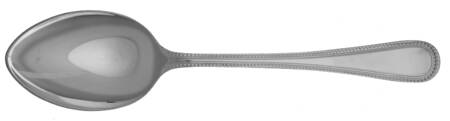 Round Bead (Silverplate) Place/Oval Soup Spoon