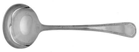Round Bead (Silverplate) Solid Gravy Ladle