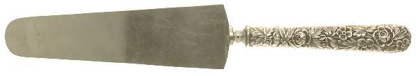ELM1 (STERLING) Cake Knife with Silverplate Blade by Ellmore