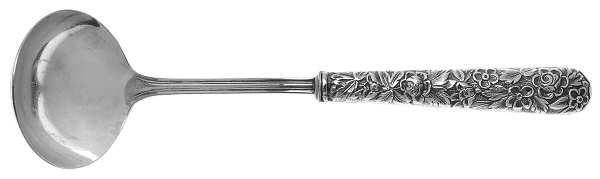 ELM1 (STERLING) Hollow Handle Gravy Ladle, Plate Bowl by Ellmore