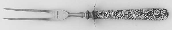 ELM1 (STERLING) Small Steak Carving Fork with Stainless Prongs by Ellmore