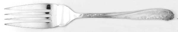 ELD22 (NICKEL) Medium Solid Cold Meat Serving Fork
