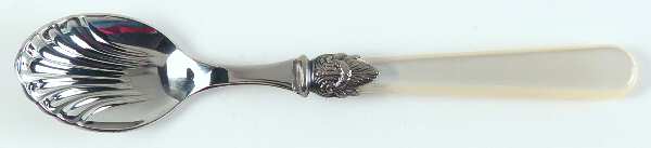Napoleon-Pearl Ivory (Stainless) Sugar Shell Spoon
