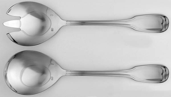 Louvre (Stainless) (2 Pc) Solid Salad Set