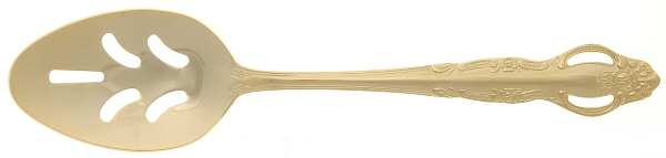 ESI13 (Gold Electroplate) Pierced Tablespoon (Serving Spoon)