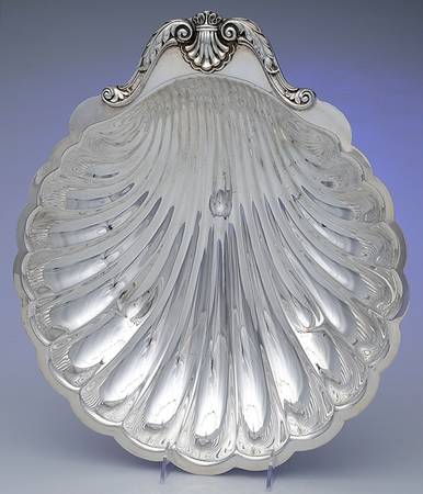 838 (Silverplate, Hollowware) Silverplate Shell Shape Bowl