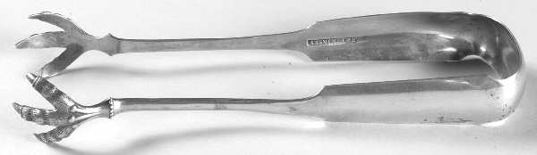 Coin Silver Flatware Large Ice Serving Tongs