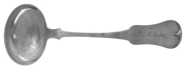 Coin Silver Flatware Small Solid Soup Ladle