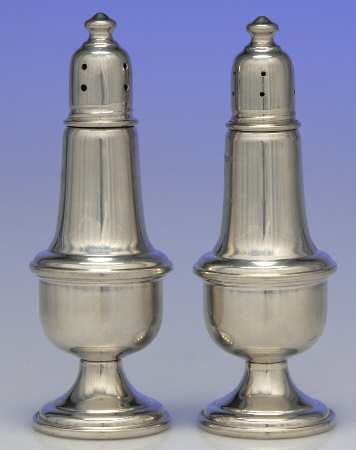 742 (Pewter, Hollowware) Salt and Pepper Set