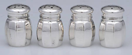 Sterling Salt & Pepper Sets 2 Sets Individual Salt & Pepper Set