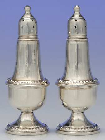 246 (Sterling, Hollowware) Weighted Salt and Pepper Set