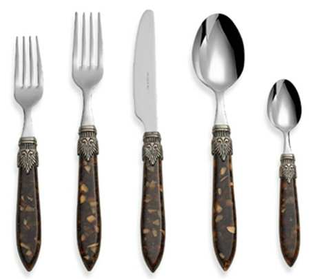 Laura-Brown (Stainless) Fork by Euro Ceramica
