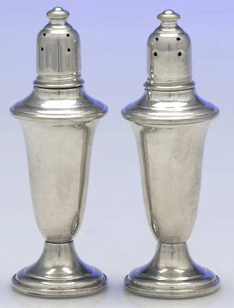 741 (Pewter, Hollowware) Salt and Pepper Set