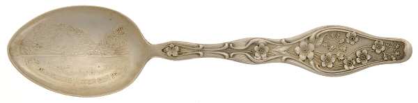 States & Cities Souvenir Spoons (Sterling) Pennsylvania Five O'Clock Spoon