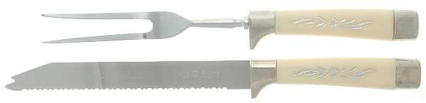 EMO2 (Stainless) Multi Purpose Knife & Carving Fork Set