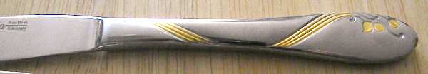 Floral Scroll (Stainless) Modern Hollow Knife