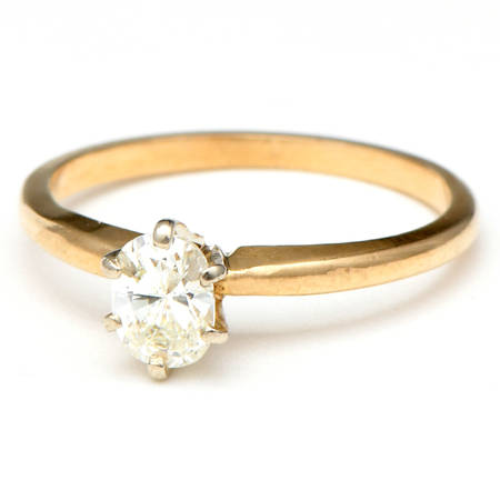 14KY Diamond(0.53) Solitaire Ring