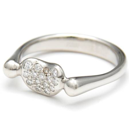 Platinum Pavé Diamond (0.08) Ring