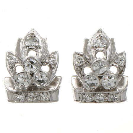 14KW Vintage Diamond(0.40) Earrings