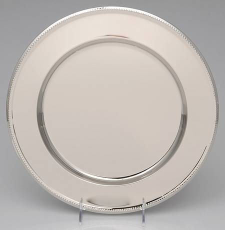 Giftware (Metal, Hollowware) Service Plate