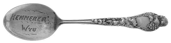 FES1 (STERLING) Souvenir Spoon (Five O'Clock)