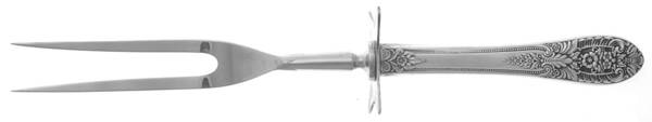 Crown Princess (Sterling, 1949) Large Stainless-Prong Roast Carving Fork