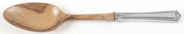 Processional (Sterling, 1947) Salad Serving Spoon with Wooden Bowl