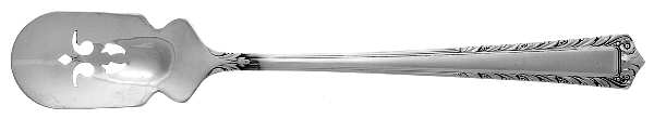 Processional (Sterling, 1947) Short Handled Olive Spoon with Pierced Bowl
