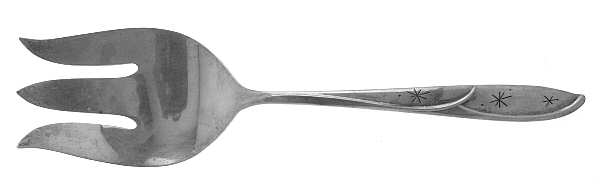 Romance of The Stars (Sterling, 1959) Large Solid Cold Meat Serving Fork