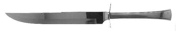 Tranquility (Sterling, 1947) Large Carving/Roast Knife StnlBl w/Sterling Guard