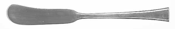 Tranquility (Sterling, 1947) Flat Handle Butter Spreader