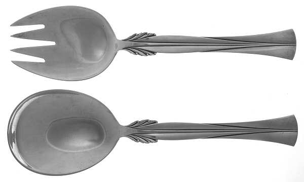 Queen Christina (Sterling) (2 Pc) Solid Salad Set by Frigast