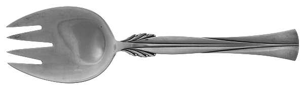 Queen Christina (Sterling) Solid Salad Serving Fork by Frigast