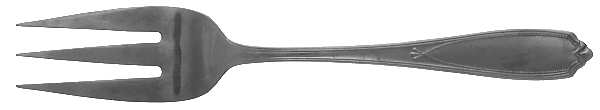Casselbury (Stainless) Medium Solid Cold Meat Serving Fork