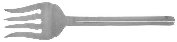 Celestial (Stainless) Medium Solid Cold Meat Serving Fork