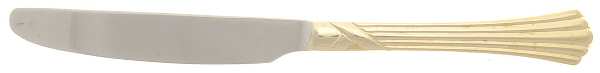 Chambord Gold (Gold Electroplate) New French Solid Knife by Farberware