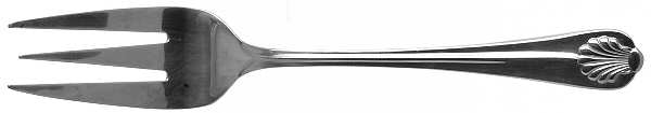 Jubilee (Stainless) Large Solid Cold Meat Serving Fork by Farberware