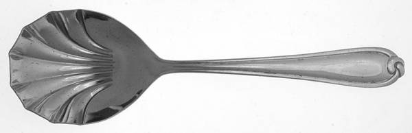 Knot (Stainless, 13%) Solid Shell Casserole Spoon