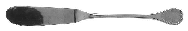 Happy Day-Plain (Stainless) Flat Handle Master Butter Knife