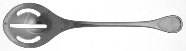 Happy Day-Plain (Stainless) Solid Pierced Casserole Spoon